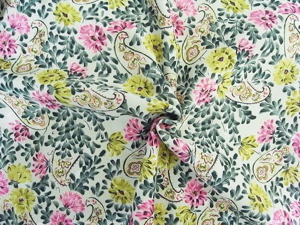 イタリア製輸入生地　【mila schon/ミラショーン】/ピュアシルク/1着分3.9m