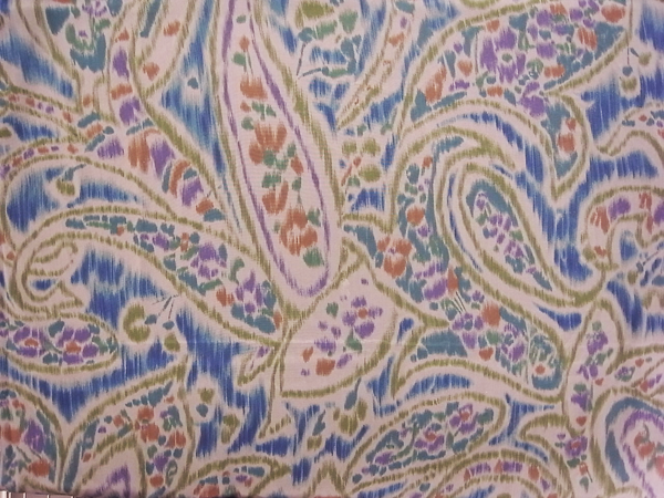 イタリア製輸入生地 【ETRO/エトロ社使用】 シルクデシンプリント/1着分2.6m