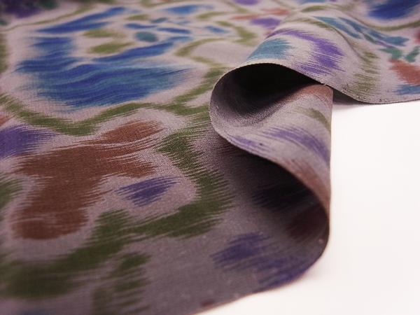 イタリア製輸入生地 【ETRO/エトロ社使用】 シルクデシンプリント/1着分2.6m