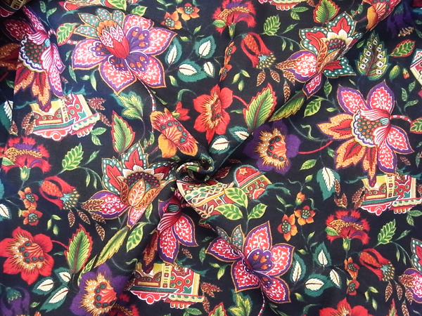 イタリア製輸入生地【RATTI/ラッティ社】ピュアウールプリント/2,4m