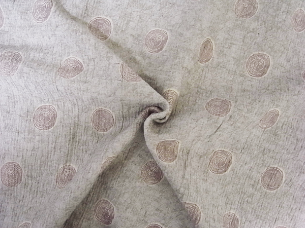 スイス製輸入生地 【コットン×シルク×リネン】 / フクレ織/2,4m