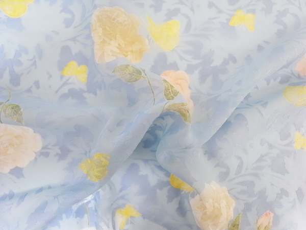 イタリア製輸入生地 【mila schon/ミラショーン】/シルク×レーヨン/オパール加工/2,0m(2,6m)