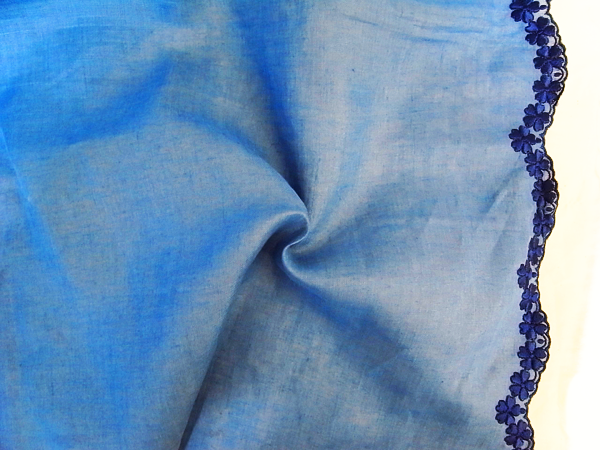 スイス製輸入生地 【GIVENCHY/ジバンシー社】 ピュアリネンエンブロイダリー/1着分2,4m