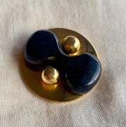 (M-12)ヴィンテージシルバー花形ボタン