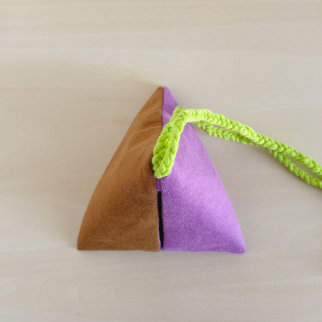 MI:IRO／Sankaku（サンカク）／LAVENDER×CAMEL×LIGHT GREEN