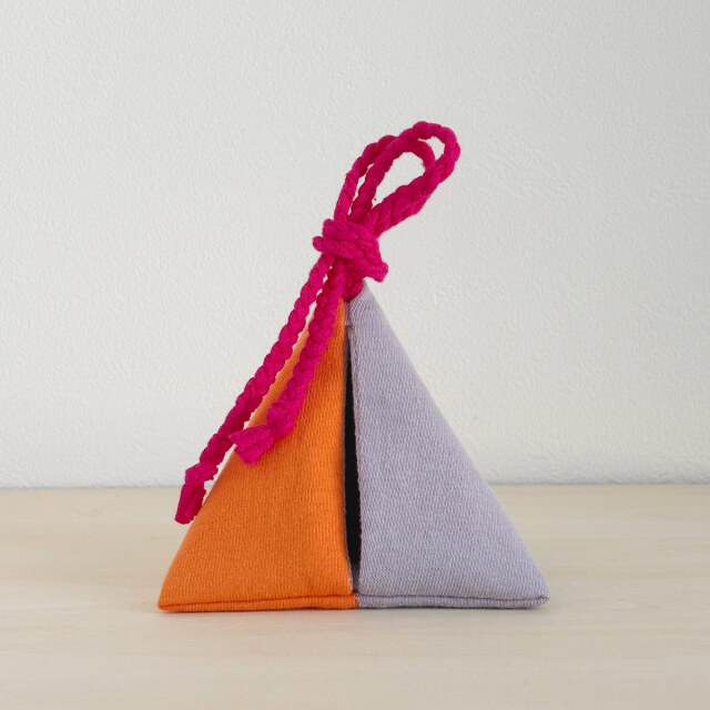 MI:IRO/Sankaku(サンカク)/LAVENDER MIST × CORAL ORANGE × HOT PINK