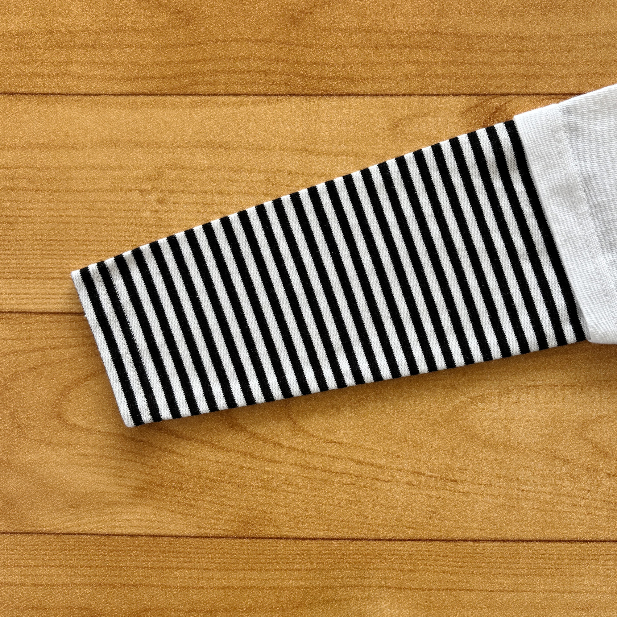 長袖加工（ボーダー生地）