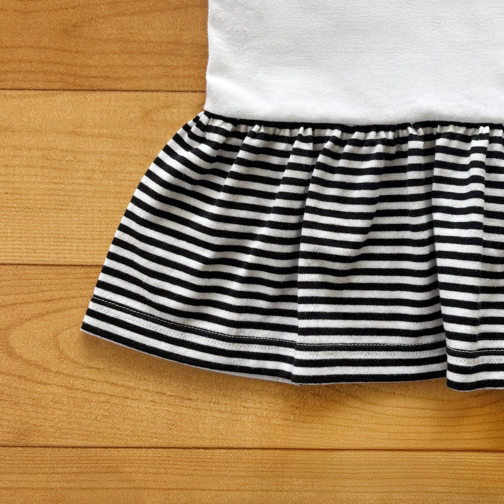 ワンピース加工（ボーダー生地）