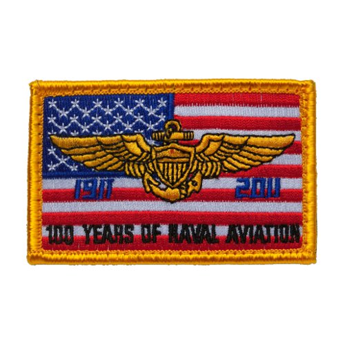 記念バッチ 米海軍航空100周年記念 オフィシャルフラッグパッチ
