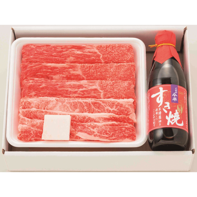 松阪牛モモバラすき焼き今半割下セット