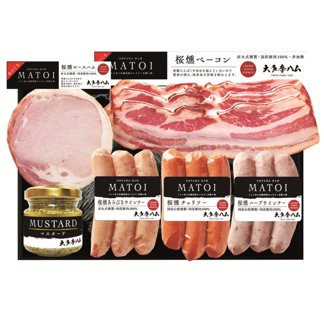 MATOI 国産豚ハム・ソーセージ5品詰合せ