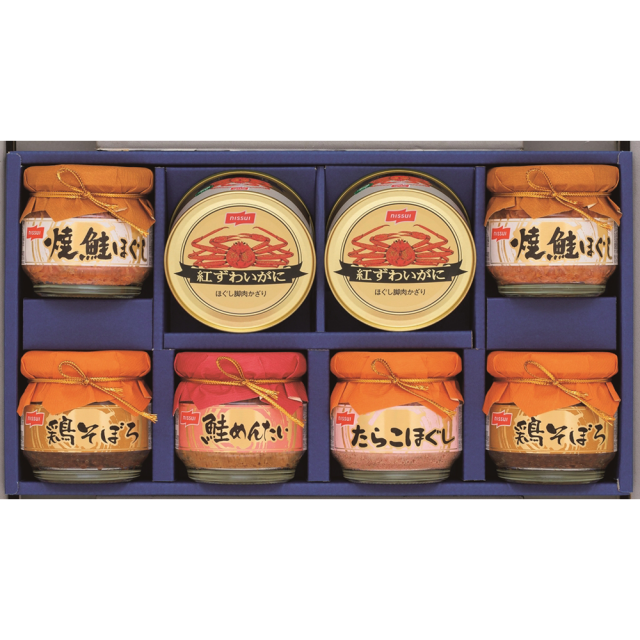 ニッスイ かに缶詰・瓶詰詰合せ