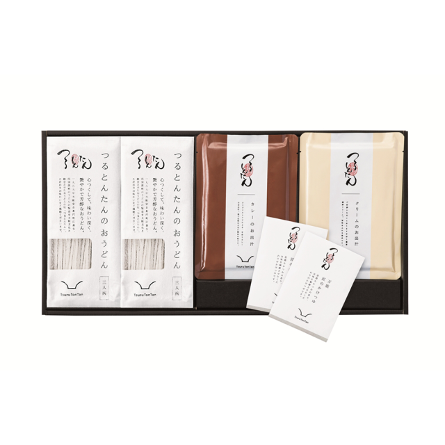 つるとんたん かけ・カレー・クリームのおうどん 6人前