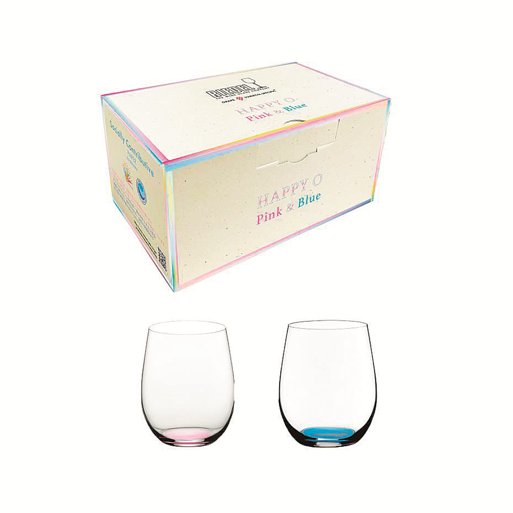 ＜ジ・オー・ワインタンブラー＞ ハッピー・オー ピンク＆ブルー(2色入)
