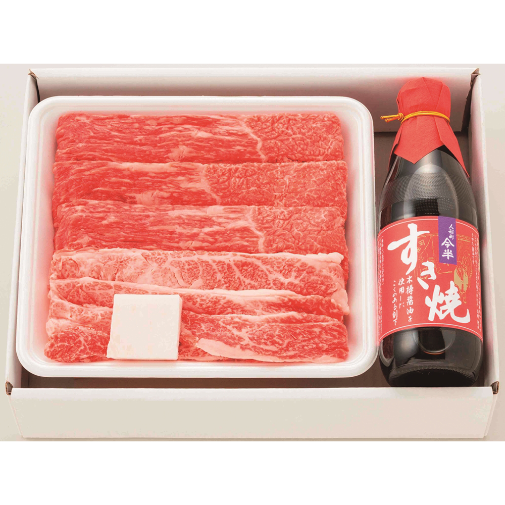 松阪牛モモバラすき焼き今半割下セット