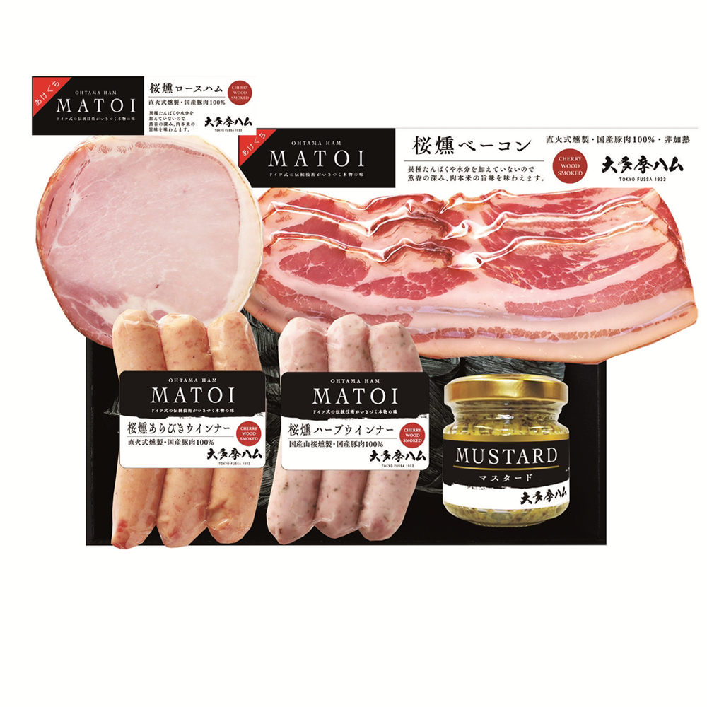 MATOI 国産豚ハム・ソーセージ4品詰合せ