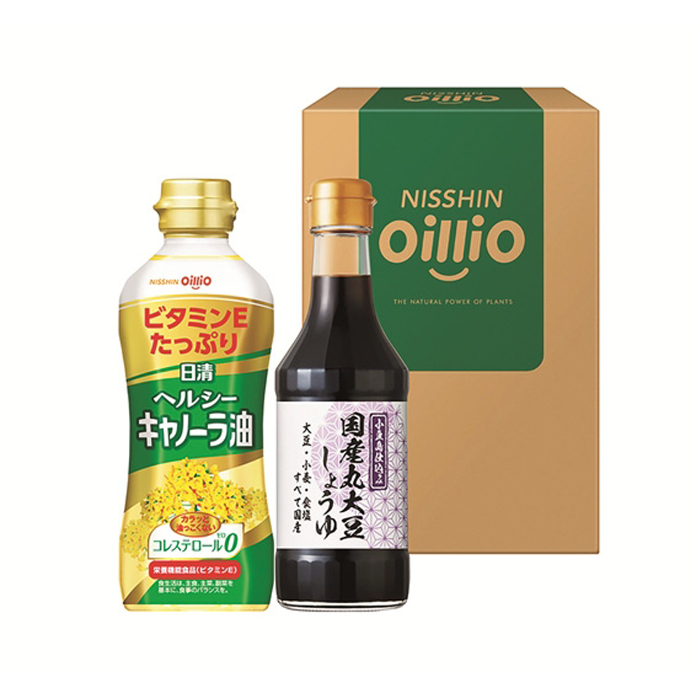 日清ヘルシーオイル＆丸大豆醤油ギフト