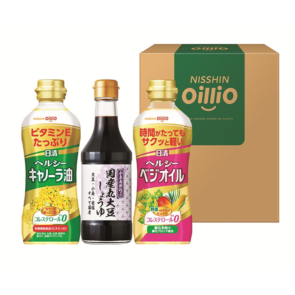 日清ヘルシーオイル＆丸大豆醤油ギフト