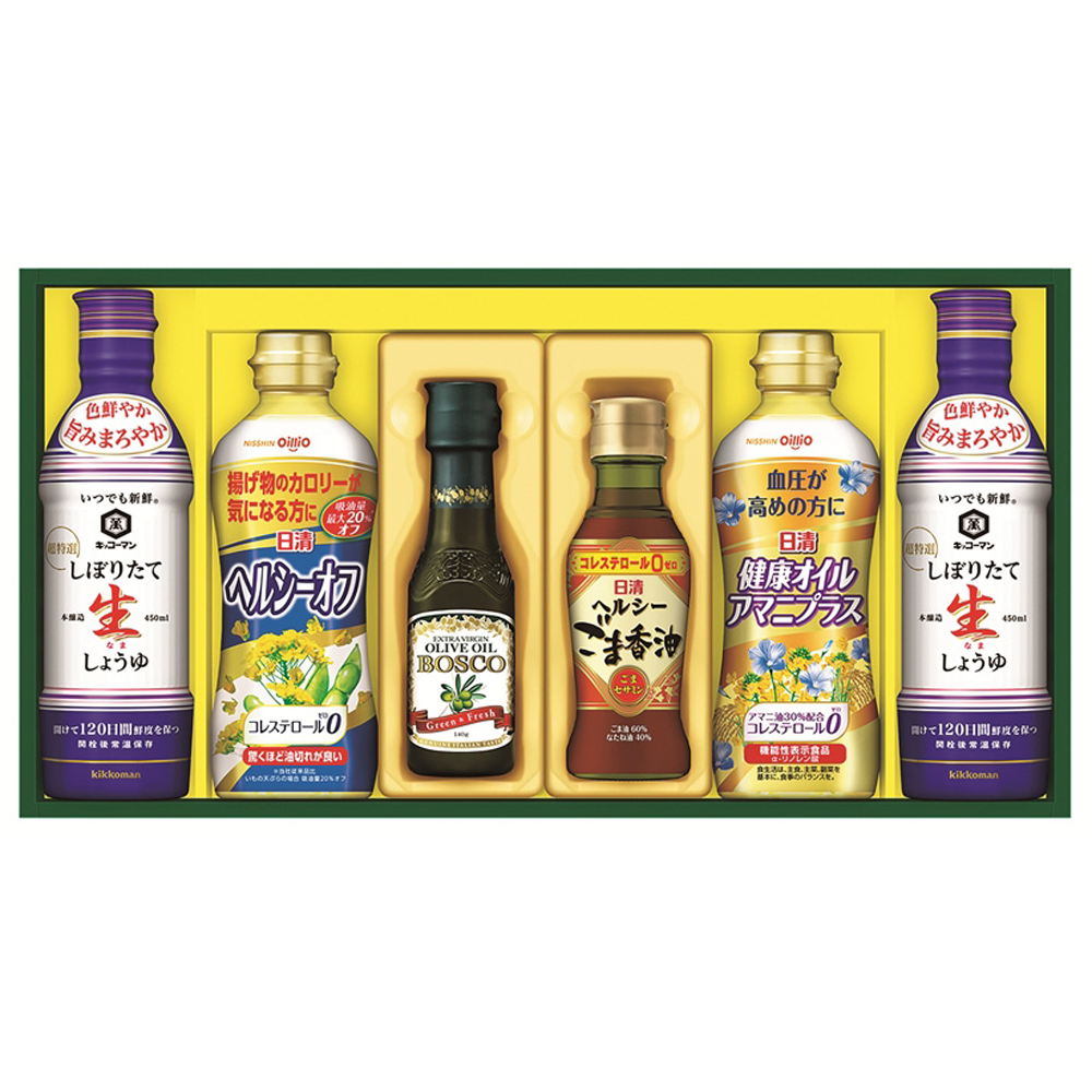 日清バラエティオイル＆生しょうゆギフト