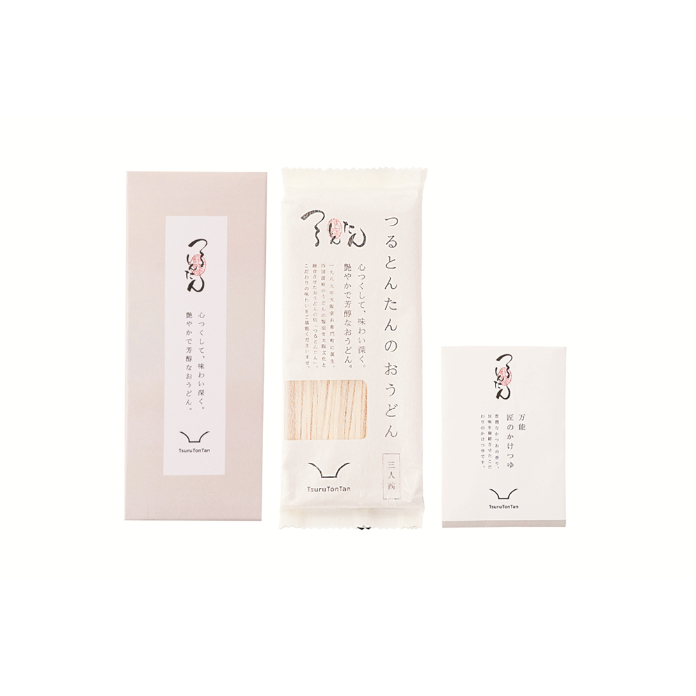 つるとんたん かけのおうどん 3人前