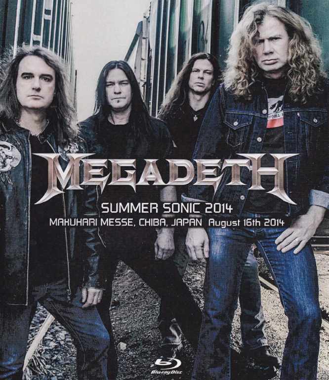 Megadeth メガデス/Chiba,Japan 2014 Blu-Ray Version