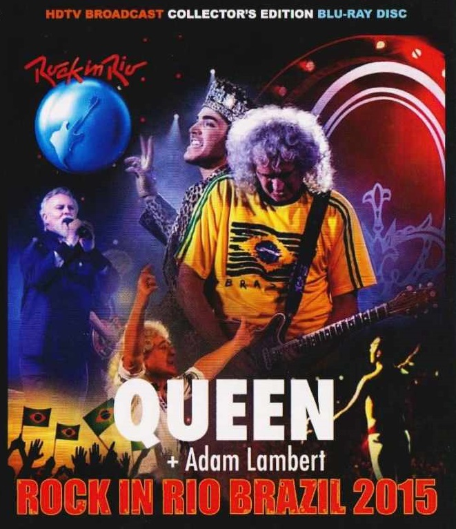 Queen,Adam Lambert クィーン アダム・ランバート/Brazil 2015 Blu-Ray Ver.