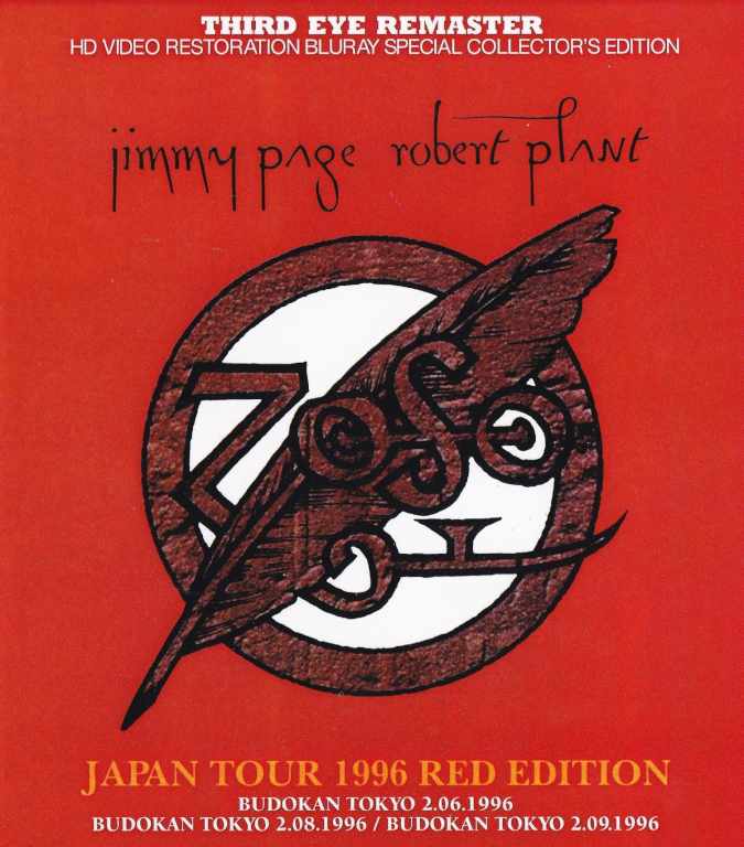Jimmy Page,Robert Plant/Tokyo,Japan 1996 3Days Complete Blu-Ray