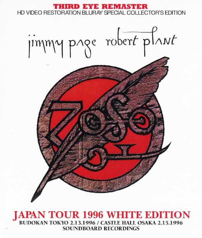 Jimmy Page,Robert Plant/Osaka & Tokyo,Japan 1996 Blu-Ray Version