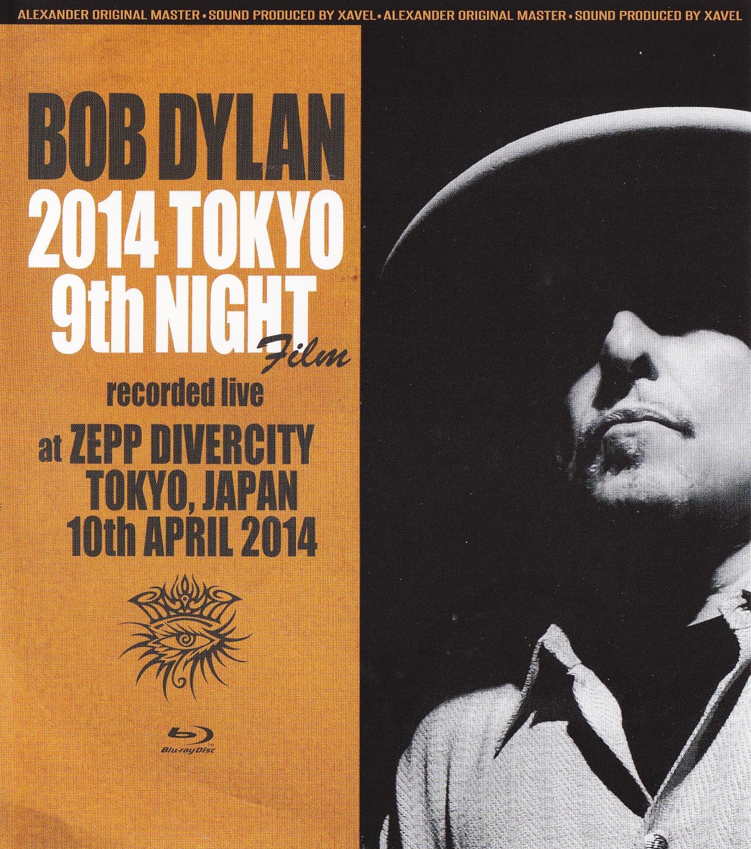 Bob Dylan ボブ・ディラン/Tokyo,Japan 4.10.2014 Blu-Ray Version