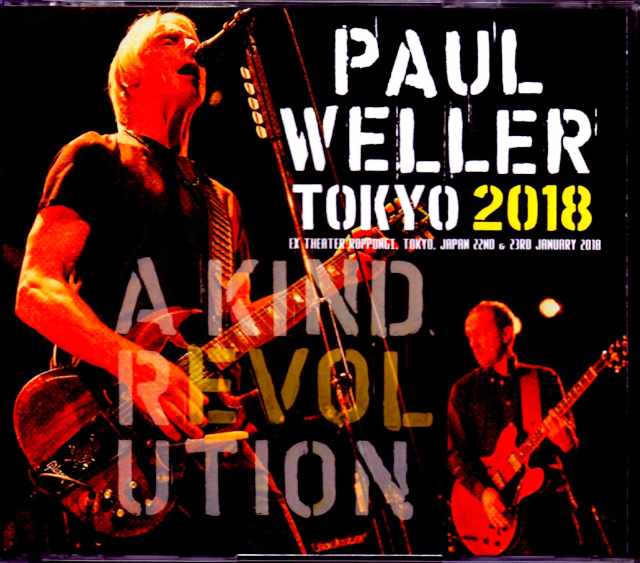 Paul Weller ポール・ウェラー/Tokyo,Japan 2018 2Days Complete