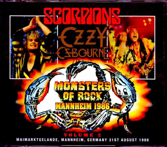 Scorpions,Ozzy Osbourne スコーピオンズ オジー・オズボーン/Germany 1986