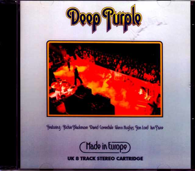 Deep Purple ディープ・パープル/Made in Europe UK 8 Track Stereo Ver.
