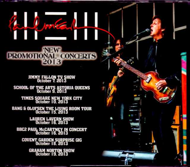 Paul McCartney ポール・マッカートニー/New Promotional Concerts 2013