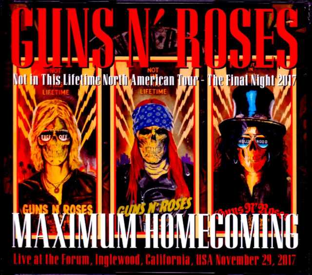 Guns N’ Roses ガンズ・アンド・ローゼス/CA,USA 2017 SBD Ver.