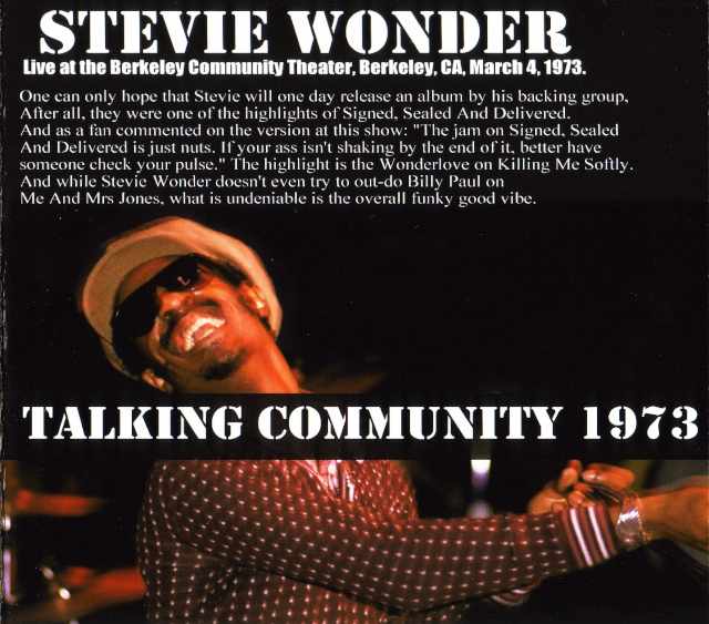 Stevie Wonder スティーヴィー・ワンダー/California,USA 1973