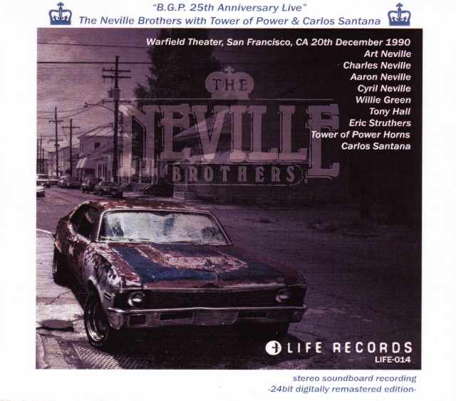 Neville Brothers,Tower of Power,Santana/California,USA 1990