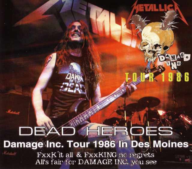 Metallica メタリカ/Des Moines,Iowa,USA 1986
