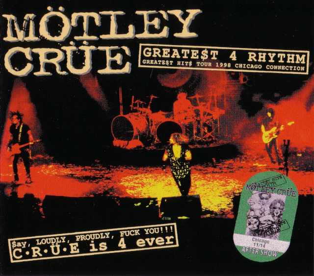 Motley Crue モトリー・クルー/Illinois,USA 1988