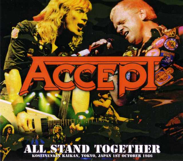 Accept アクセプト/Tokyo,Japan 1986