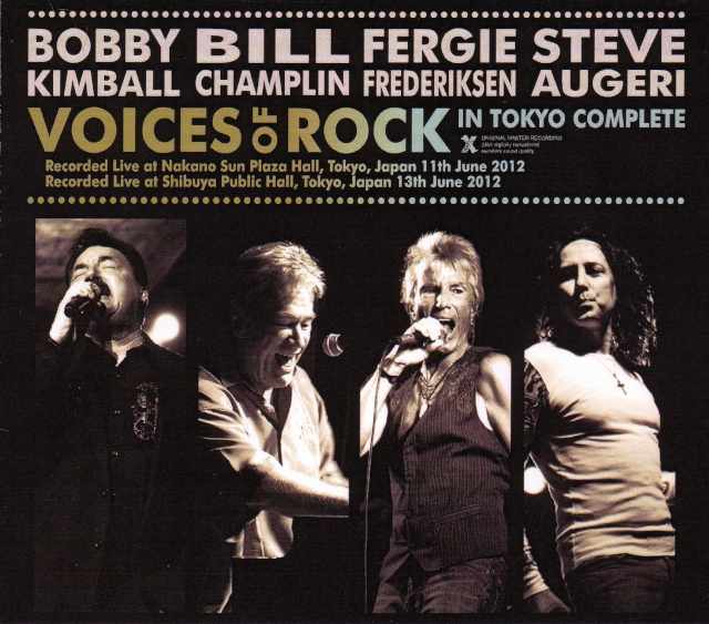 Bobby Kimball Bill Champlin Fergie Frederiksen/Tokyo,Japan 2012