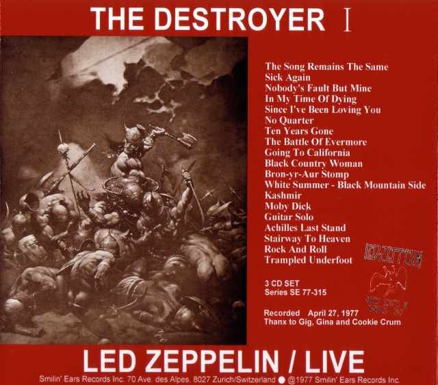 Led Zeppelin レッド・ツェッペリン/Ohio,USA 1977