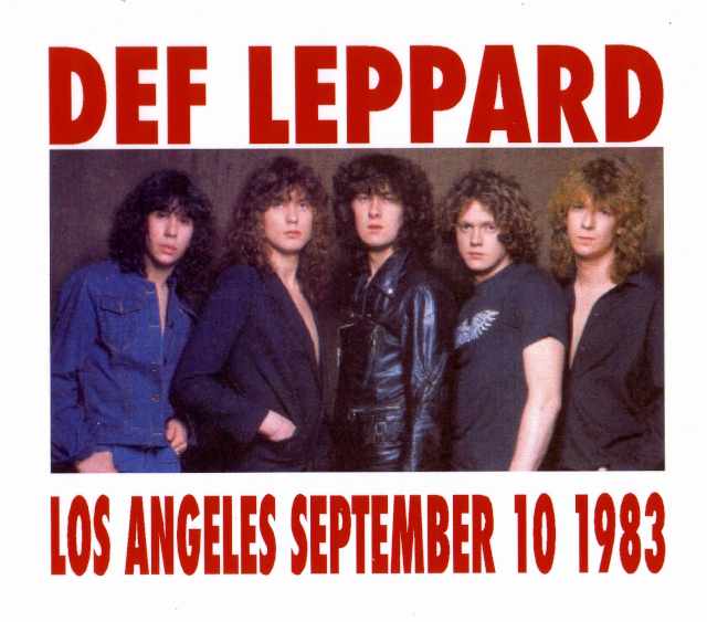 Def Leppard デフ・レパード/California,USA 1983
