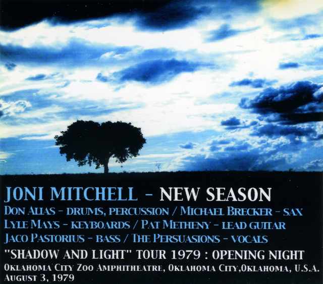 Joni Mitchell Michael Brecker Pat Metheny/Oklahoma,USA 1979