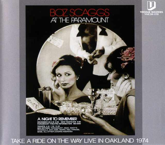 Boz Scaggs ボズ・スキャッグス/Live In Oakland 1974