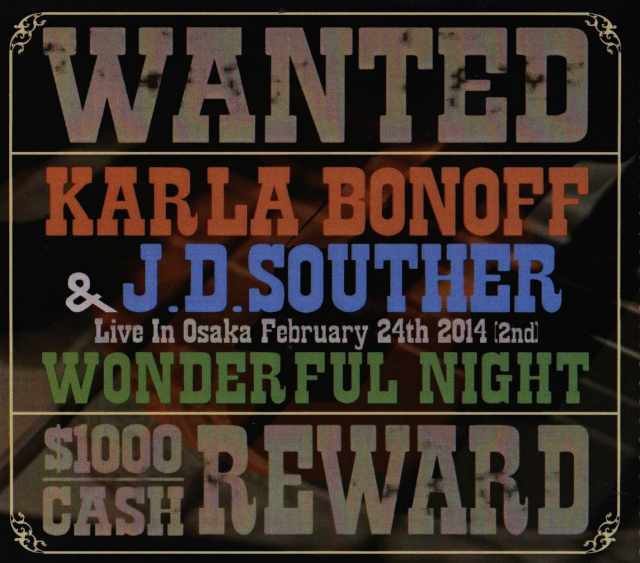 Karla Bonoff,J.D. Souther カーラ・ボノフ J.D. サウザー/Osaka,Japan 2014