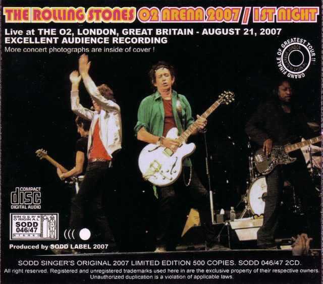 Rolling Stones ローリング・ストーンズ/London,UK 8.21.2007