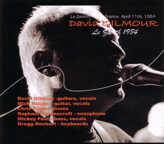 David Gilmour デヴィッド・ギルモア/France 1984