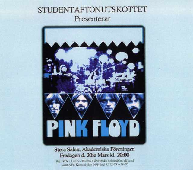Pink Floyd ピンク・フロイド/Sweden 1970