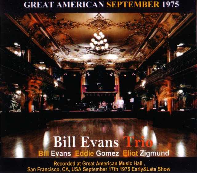 Bill Evans ビル・エヴァンス/California,USA 9.17.1975
