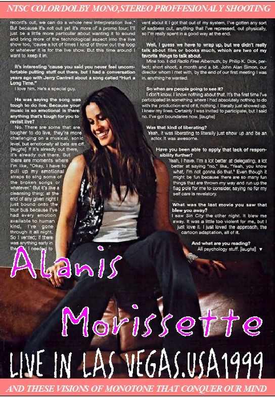 Alanis Morissette アラニス・モリセット/Nebada,USA 1999